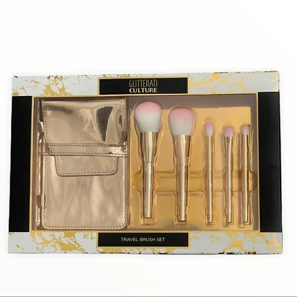 Glitterati Culture 6 Pieces Small Travel Brush Set